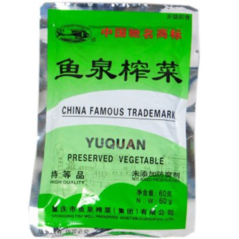 鱼泉特级榨菜80g